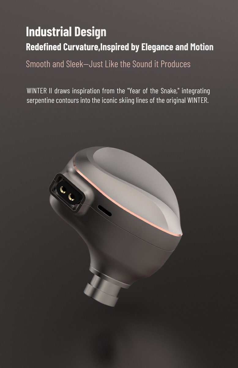 bqeyzaudio's tweet photo. 22% Size Reduction Compared to Previous Generation
Slimmer Profile, Uncompromised Performance

5-Axis CNC Aluminum Shell
Flawless Chamfering and seamless Integration-Crafted with Precision

Industrial Design
Redefined Curvature, Inspired by Elegance and Motion

#BQEYZ
#WINTER II https://t.co/vs5FPSijRF