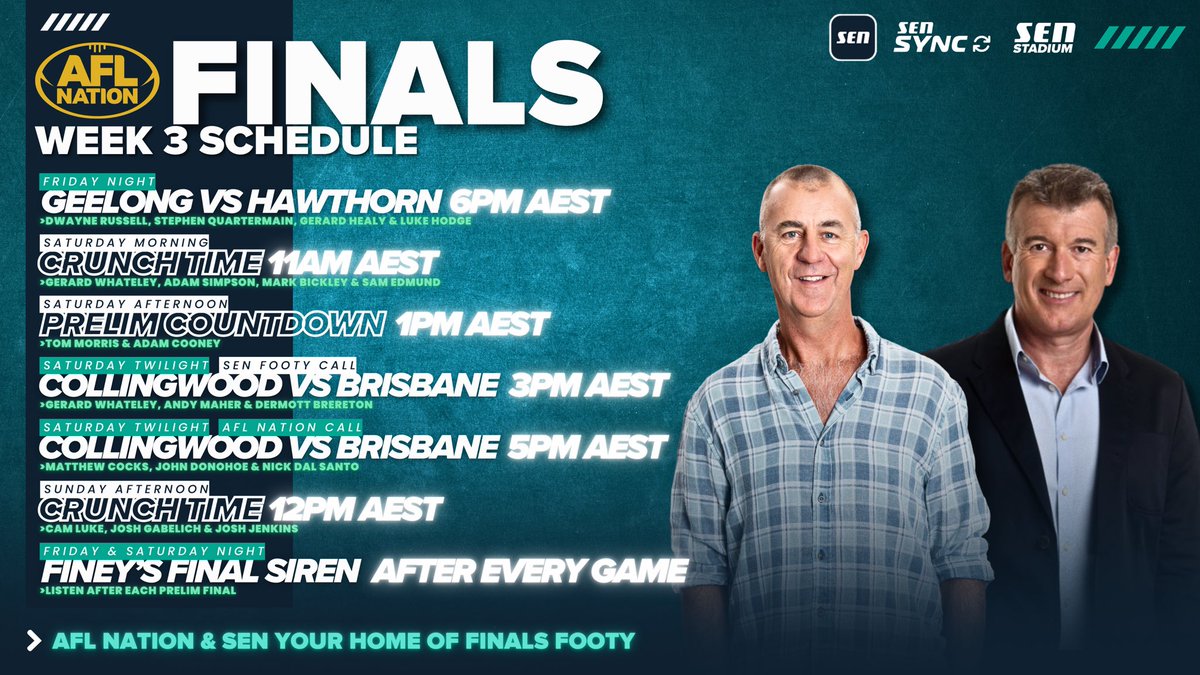 For a spot in the big dance 🏆 

➡️ Here’s how you can take in Finals footy across the weekend on <a href="/AFLNation/">AFL Nation</a> 🏈

#AFLFinals 🏆