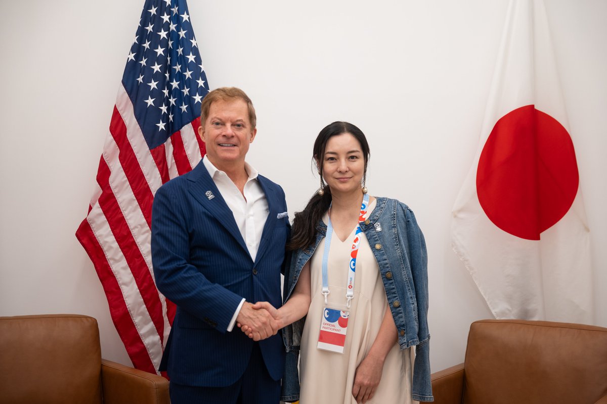 I had the pleasure of welcoming my good friend <a href="/sakiko2018Y/">Sakiko Yamada 山田早輝子</a> to the USA Pavilion, where she shared how FOOD LOSS BANK is tackling food waste head-on. It’s great to see common sense solutions that value resources and support more efficient communities. Proud to spotlight this kind