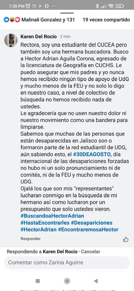 Estas son las respuestas de estudiantes agraviadas <a href="/KarlaPlanter1/">Karla Planter</a> en vez de pensar en soluciones reales siguen con posicionamientos rancios que no convencen a nadie... Triste realidad...
