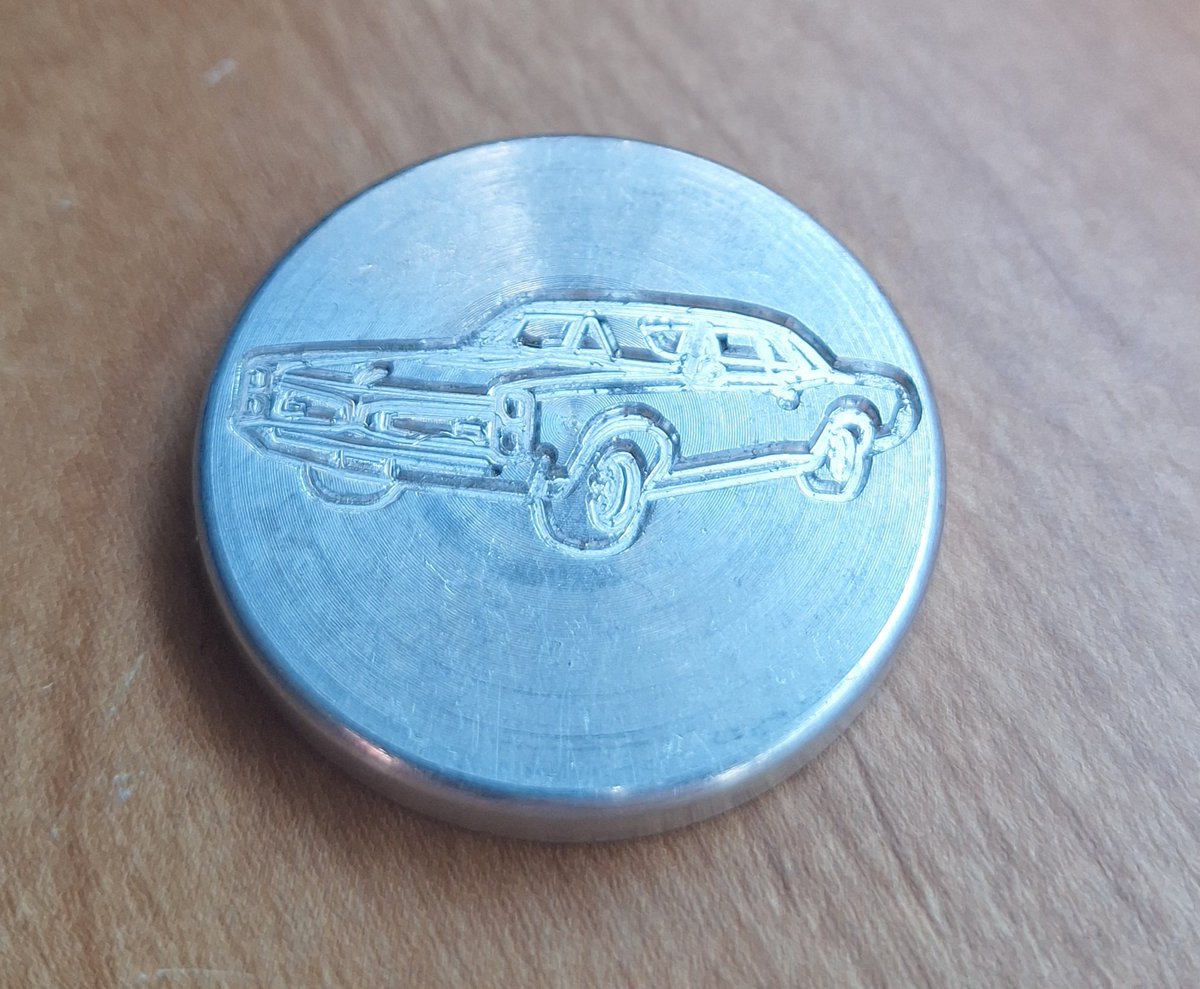 ac_des1gns's tweet image. Custom engraved GTO coin made out of aluminum! #GTO #cncproject #cncidea #projectidea