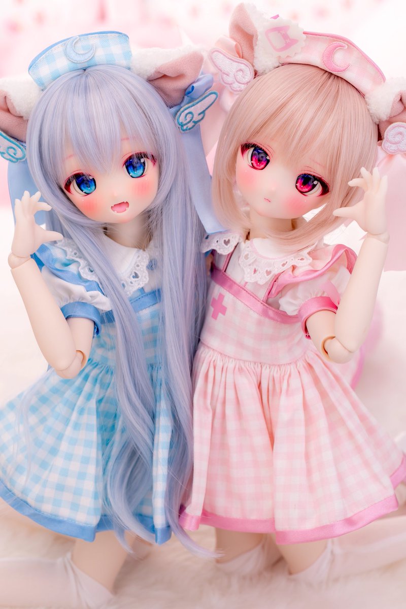 いちご様ご確認用♥新作可愛いバラメモ♥レトロガールチルドレン・ベア♯512 かの／大正桜乙女喫茶（ポニーテールヘアver．）【AOD515-KTP
