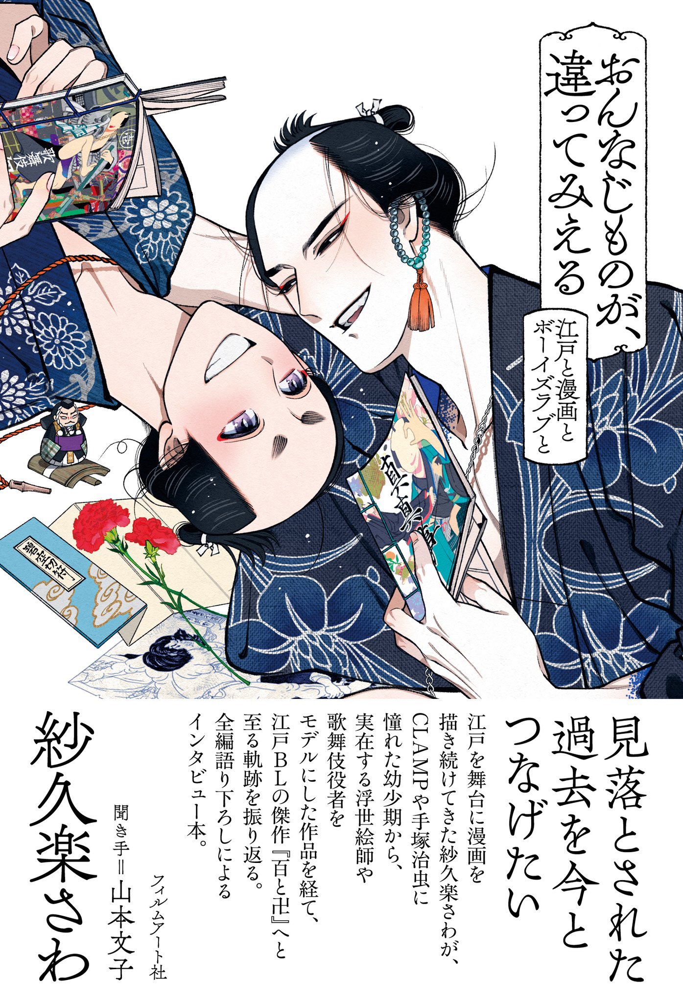 百と卍 江戸浮世絵木版画 複製原画 BL 漫画 コミック アート ポスター