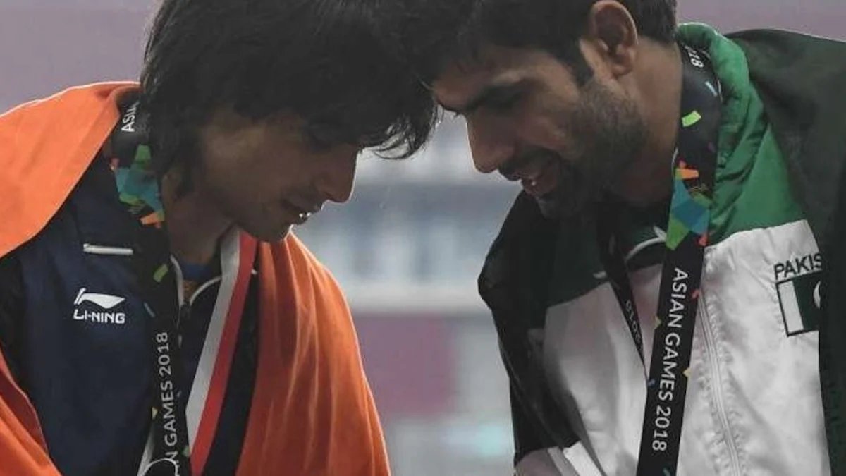 shakee2060's tweet photo. Chin up guys!

You are the reason people watch Javelin in Pakistan &amp; india like they watch cricket.
#ArshadNadeem #neeraj https://t.co/S7u9aUnMzE