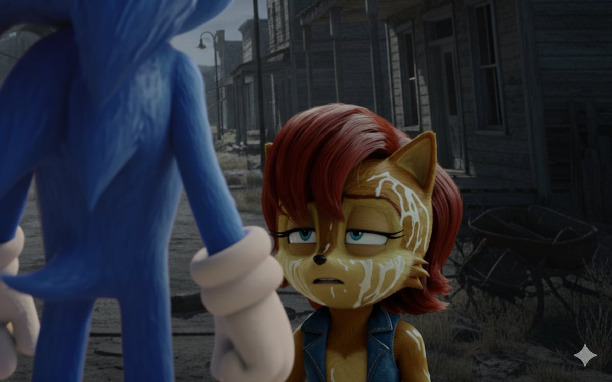 Sally gets her face creampied by Sonic. #SonicTheHedgehog #sallyacorn