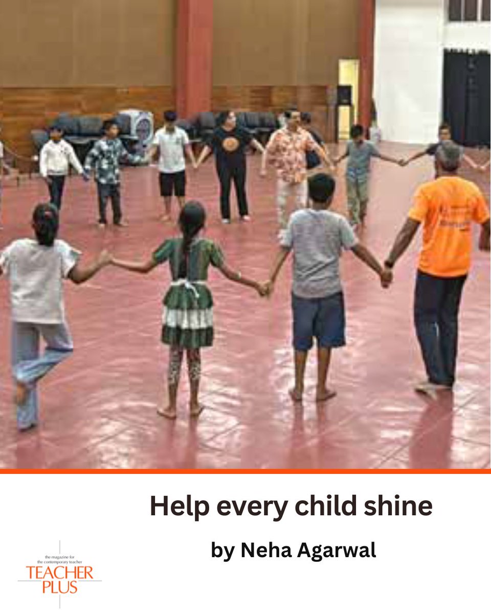 TPlus_tweets's tweet image. School isn’t about fixing weaknesses—it’s about helping every child shine, writes Neha Agarwal. She writes teachers must spot their sparks, nurture what brings them into a “flow state”, and celebrate what makes them light up. #LearningForLife

Read here: bit.ly/47PyUp1
