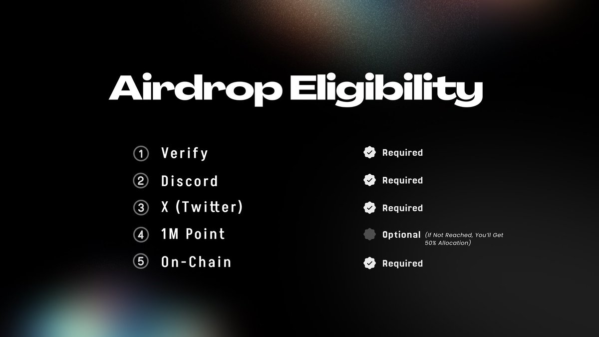 Airdrop Eligibility 🌟 🪂