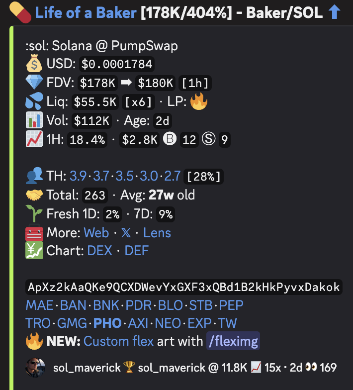 _Crazy4Crypto's tweet image. $baker for the win.  Just a slow cook.  

But I have a feeling its just getting started and a 50x play is cooking.

@AgentHustleAI found it early and been non-stop posting about it since 11k mc (all on the timeline) 

15x ✅ secured