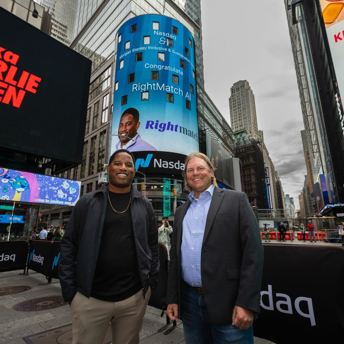 Seeing RightMatch AI on the NASDAQ billboard in Times Square was incredible.
Proud to be part of Morgan Stanley Inclusive &amp; Sustainable Ventures 2025 cohort with other innovative founders.
Innovation thrives when you understand the problems you're solving.