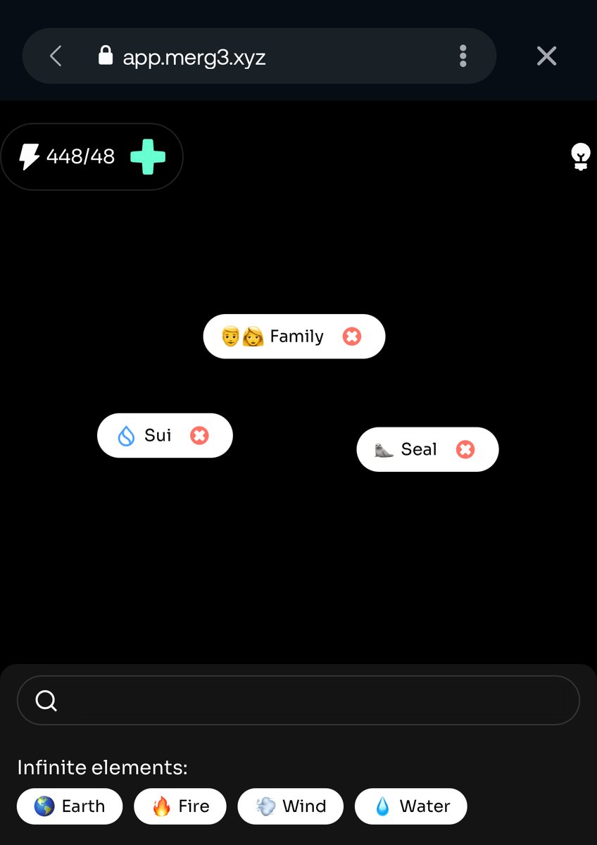💤 Another round of merges complete.

Some combos surprised you, some didn’t - but every experiment brings you closer to the rarest creations.

Close the board for now.

Wake up tomorrow ready to explore again. 🌌
