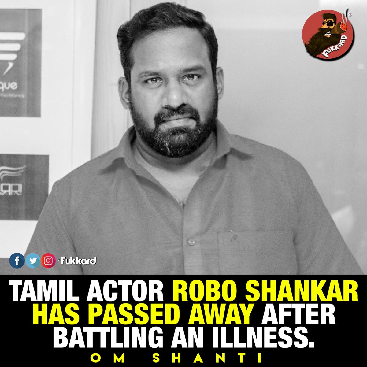 FukkardMemes's tweet image. #RoboShankar #RoboShankarRIP