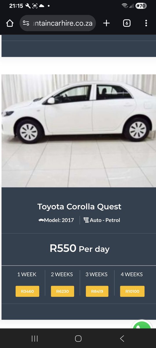 Fountainhiring's tweet photo. Fountain Car Hire offers unlimited Kilometres with lowest rental fees in Pretoria call 012 004 2043 or watsapp 066 025 1363 or visit https://t.co/m2rTBb8lhy 
Special on Nissan NP 200 ending on 30 September https://t.co/c9dn1WrUse