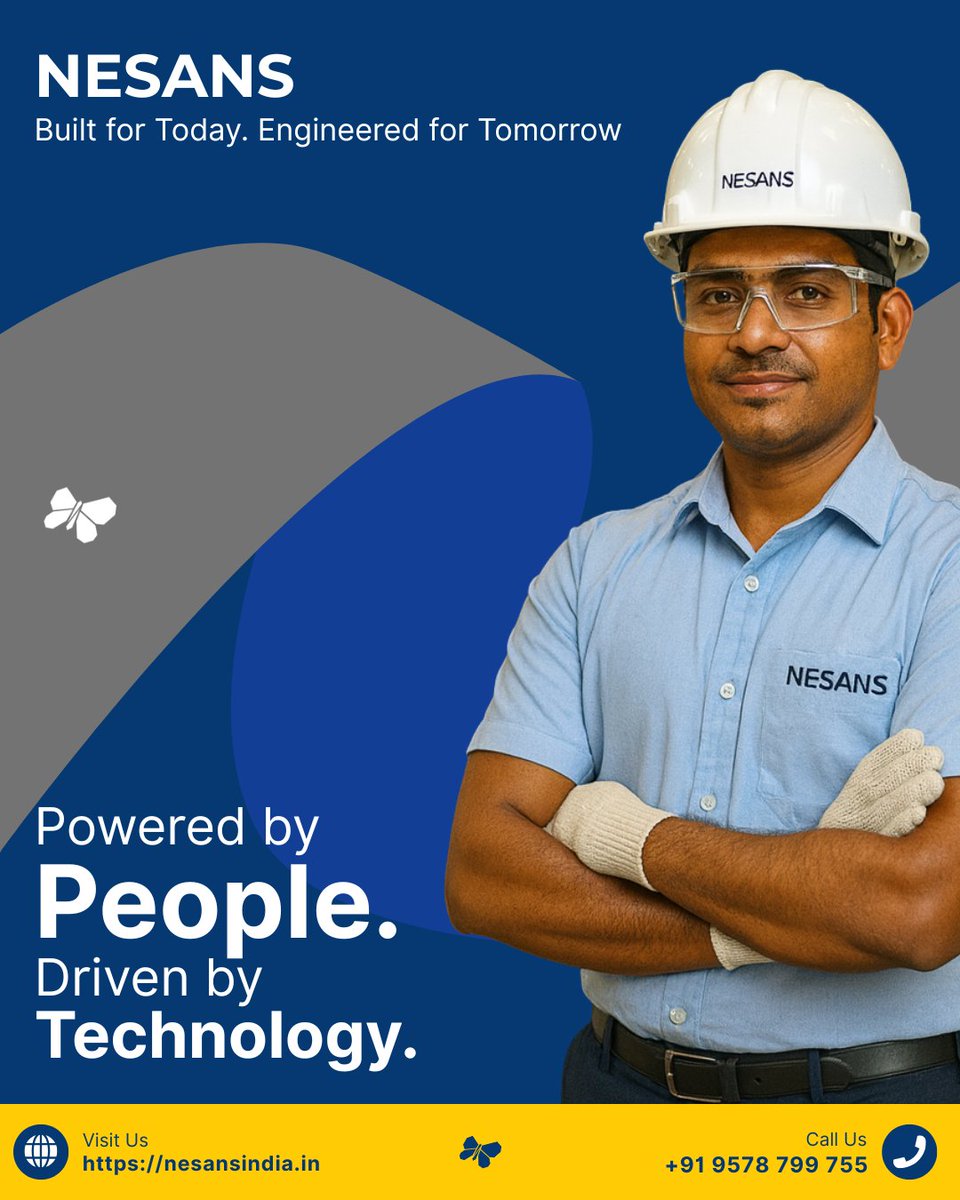 NesansIndia's tweet image. 𝗣𝗼𝘄𝗲𝗿𝗲𝗱 𝗯𝘆 𝗣𝗲𝗼𝗽𝗹𝗲. 𝗗𝗿𝗶𝘃𝗲𝗻 𝗯𝘆 𝗧𝗲𝗰𝗵𝗻𝗼𝗹𝗼𝗴𝘆.
✔️ People give purpose
✔️ Tech drives strength
✔️ Together → performance &amp;amp; sustainability
👉 nesansindia.in

#TeamNesans #Crushingandscreeningsolution #Aggregateproduction #EngineeringExcellence
