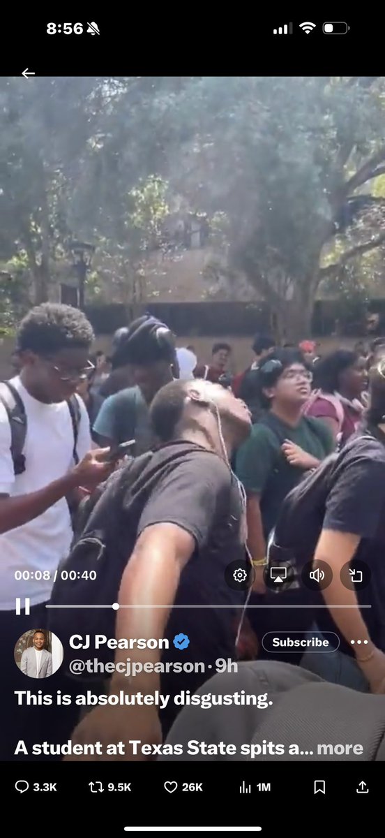 Another thoughtless student, lacking empathy for Kirk's death, mocked his final moments to attract attention. The university he attended,  identified him, and spelled him! Bl00d is on Democrats' hands for their calls to violence!