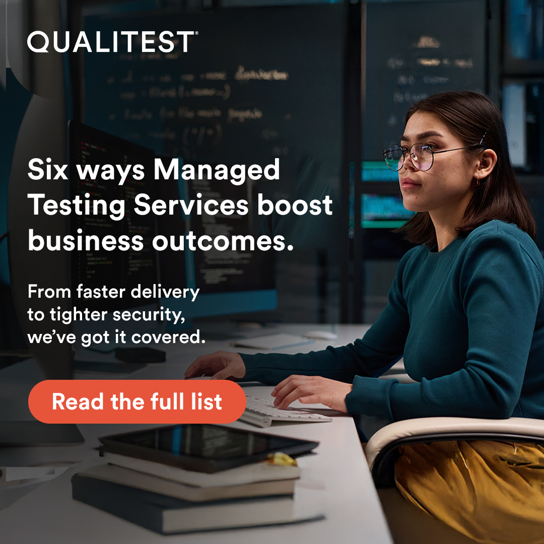 Qualitest's tweet image. QA headaches? Let’s fix that.​

Six ways #ManagedTestingServices help you move faster, safer, smarter, without draining time or budget.​

See how we make it work​ 👉 bit.ly/3Vk8dRP

#SoftwareTesting #QualityEngineering #QualityAssurance