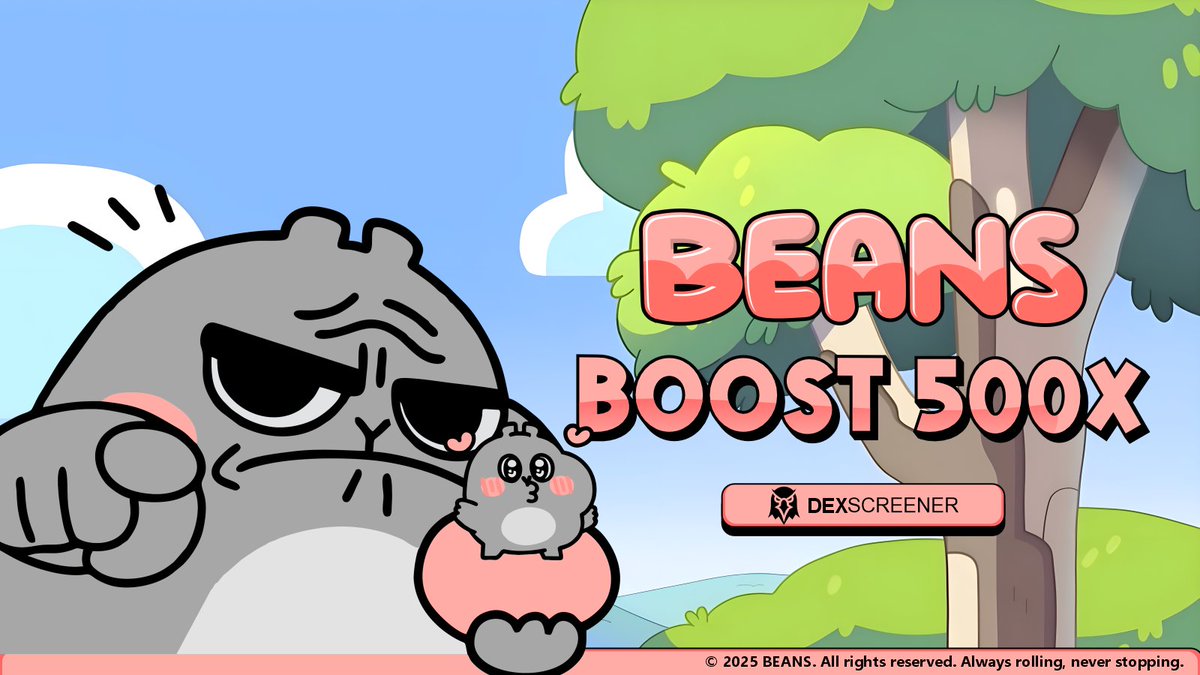 beans_coin's tweet photo. ⚡️ Boost 500x momentum is here. $BEANS is breaking all expectations 
https://t.co/3C0bto2iQs https://t.co/mxzctGRguz
