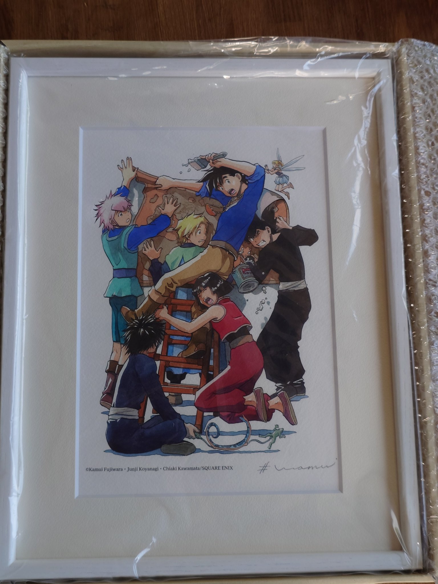 藤原カムイ先生直筆イラストサイン色紙 YG創刊6周年 ロトの紋章紋章を継ぐ者達へ ガル屋Beer@DQW on X: 