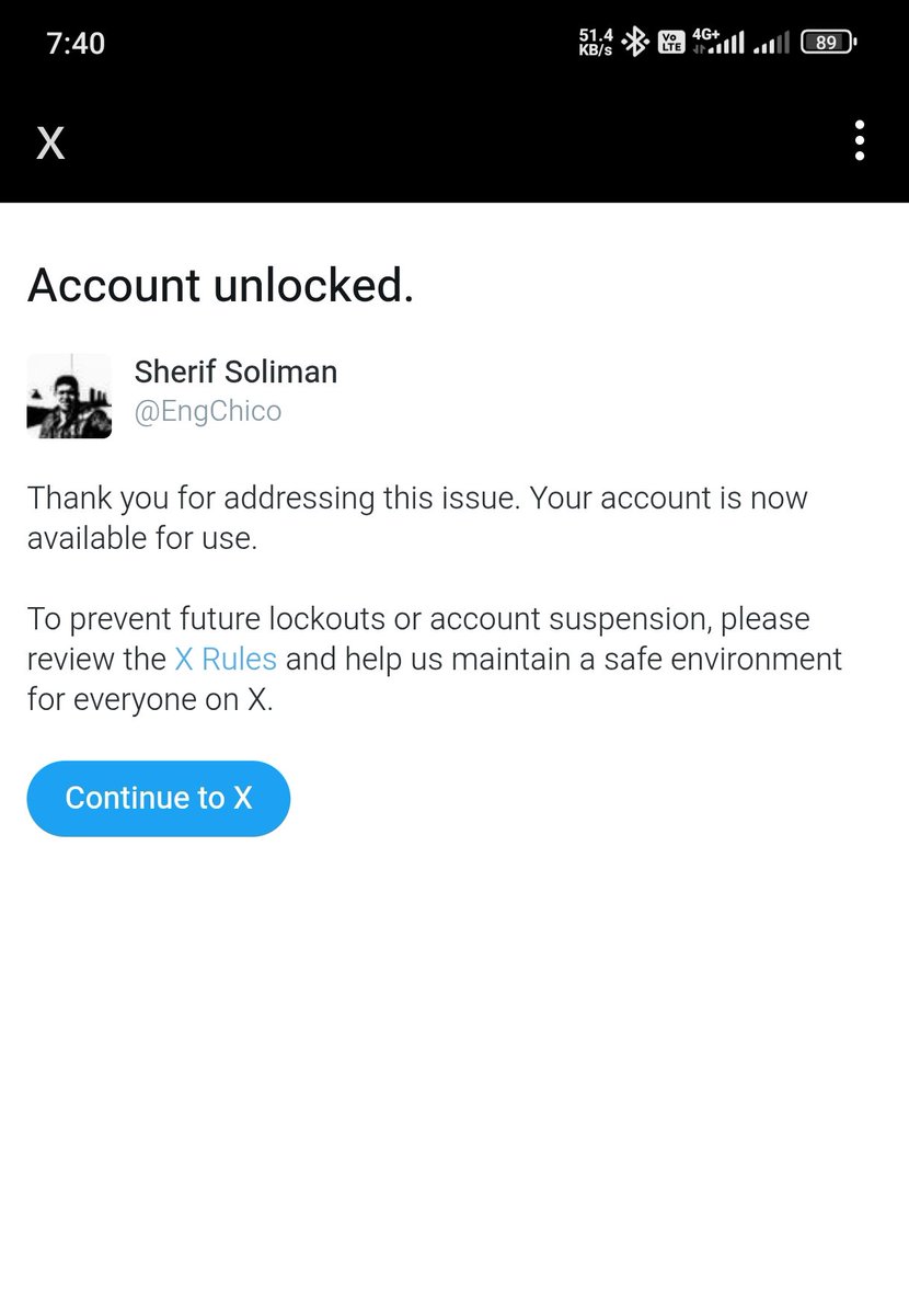 احا يا علوان الكلب عالصبح بتقفلى الاكونت .. انا مدوستش لحد على ديل يا جدع 😤😤😤