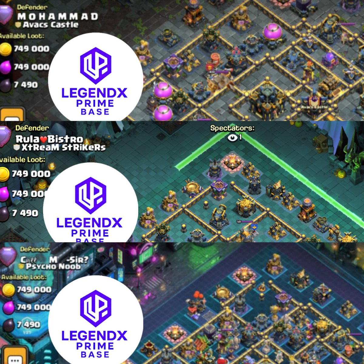 legendxprime0's tweet image. Global Top Player Base🎯
Base 1: M O H A M M A D
link.clashofclans.com/en?action=Open…

Base 2: Rula Bistro
link.clashofclans.com/en?action=Open…

Base 3:  call me sir 
link.clashofclans.com/en?action=Open…
join our Discord more Bases free👇
discord.gg/GApkqpGAjp

#th17baselink #cocbase #legendbase