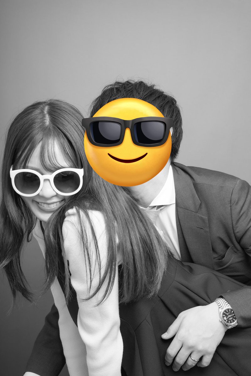 miria_fujita1's tweet image. 入籍日は銀座のセルフフォトスタジオで撮影した~💌モノクロVerのデータも貰えて2次会の招待状などに利用したよ🫶