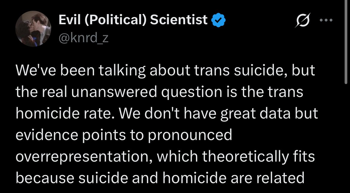 “My only true motivation = mass suicide”