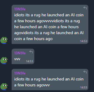 Yo <a href="/a1lon9/">alon</a> yo gotta do something about this giga poor freaks,

this guys got $6 in his wallet just spamming baseless fud

mods do somethin