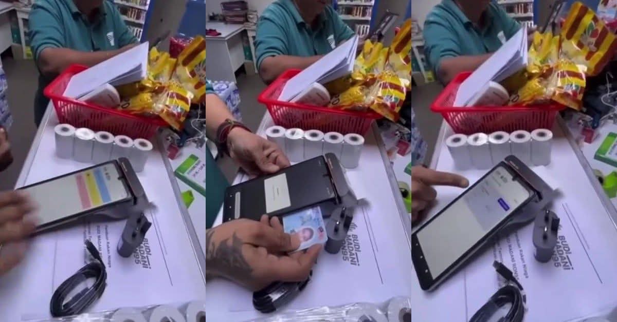 FaktaBukanAuta's tweet photo. Peranti cucuk MyKad utk dapat harga minyak RM1.99 dah sampai stesen mingak gaiss.

Pastikan cip MyKad anda tak rosak. 

Jika tidak kena bayar harga bukan warga.

Ada juga yg kata kalau MyKad rosak boleh juga guna Lesen Memandu.

Hat ni wallahualam kena tanya YBM @DSAmirHamzah. https://t.co/Ladqn9uV2T