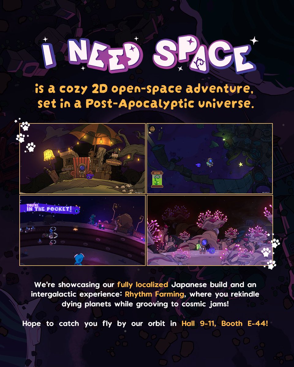 I Need Space ⭐️ | Demo Out Meow! tweet media