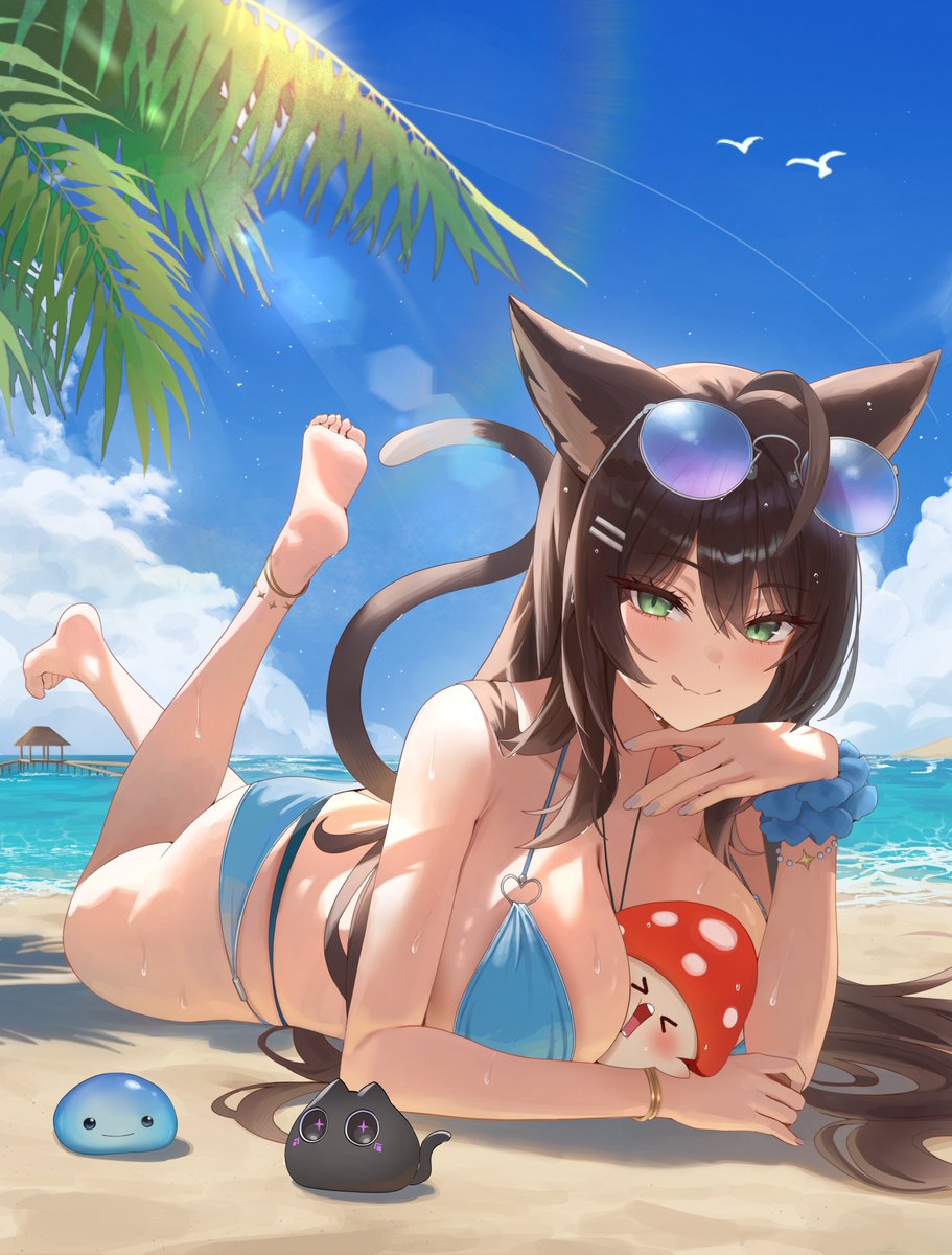 【Illustrator Pre-Registration Celebration Art Release】

— Francis —

"Woah, the sun’s so hot! Shall we go for a dip in the sea together? ♡"

- Illustration by Biya🦋 (<a href="/biya1024/">Biya🦋</a>) -

A huge thank you to the illustrator for this beautiful celebration artwork! 💚

A brand-new