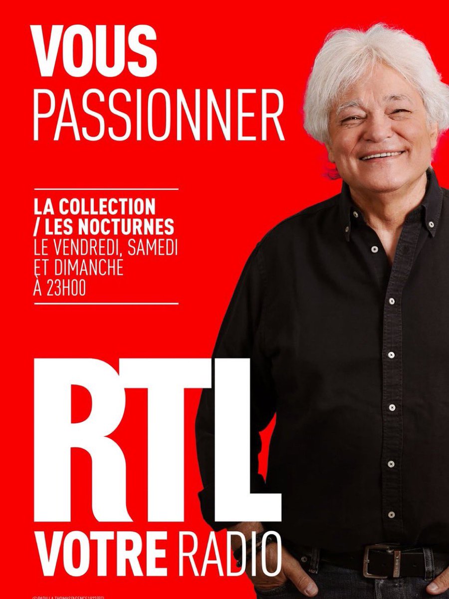 Les rendez-vous de ce vendredi 19 septembre 2025 sur RTL :
📌23h #LaCollectionInThe80s 14 titres de Blondie et Marvin Gaye à Cock Robin et aux Stranglers.
📌24h #LesNocturnes 12 titres dont 8 news.Chrissie Hynde &amp; Rufus Wainwright Power-Play.