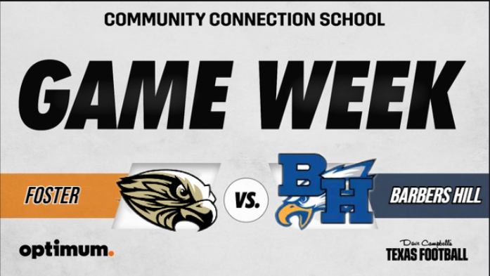 Texas UIL Sports (@texasuilsportss) on Twitter photo π¨ Game of the Week π¨
Barbers Hill vs Foster
πΊ bit.ly/4mnlu7c
π
 Friday, September 19
β° @ 7p.
<a href="/FosterFootball/">Foster Football</a> <a href="/BH_Athletics/">Barbers Hill Athletics</a> <a href="/BHISD/">Barbers Hill ISD</a> <a href="/FHSABC_TX/">FHSABC</a> <a href="/FosterHSNews/">Foster High School</a> <a href="/FosterHSNews/">Foster High School</a> <a href="/Jordan___Will/">Jordan williams</a> π¨ Game of the Week π¨
Barbers Hill vs Foster
πΊ bit.ly/4mnlu7c
π
 Friday, September 19
β° @ 7p.
<a href="/FosterFootball/">Foster Football</a> <a href="/BH_Athletics/">Barbers Hill Athletics</a> <a href="/BHISD/">Barbers Hill ISD</a> <a href="/FHSABC_TX/">FHSABC</a> <a href="/FosterHSNews/">Foster High School</a> <a href="/FosterHSNews/">Foster High School</a> <a href="/Jordan___Will/">Jordan williams</a>