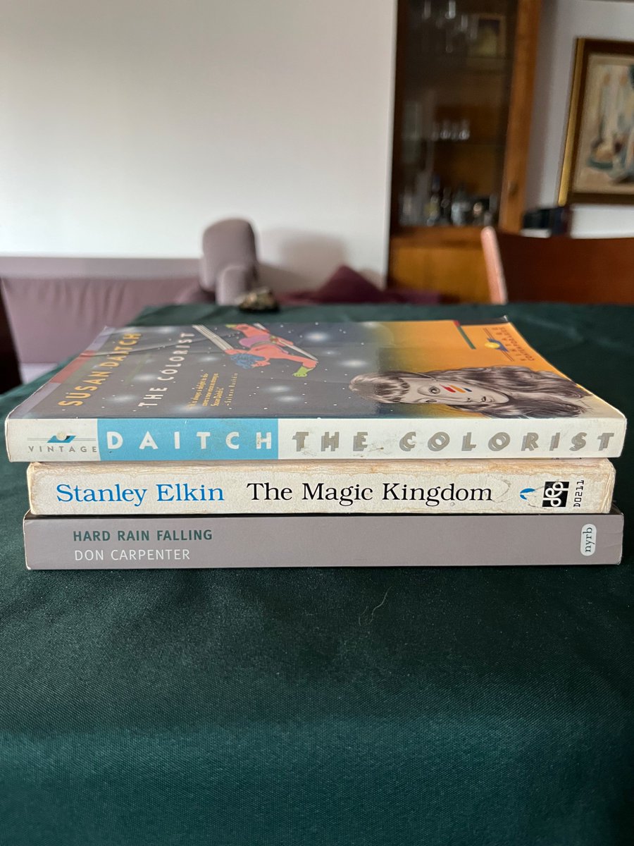 Picked these up at the used bookstore. One of you mentioned The Colorist.