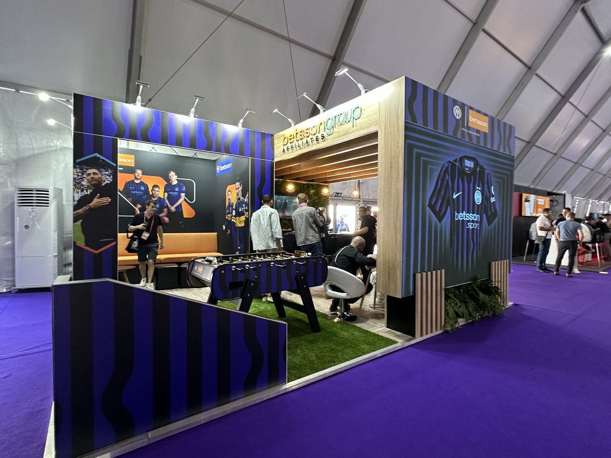 For three consecutive days our award-winning <a href="/BetssonGroupAff/">Betsson Group Affiliates</a> team brought the energy to #SBCSummit in Lisbon! 🇵🇹 

They showcased offers &amp; sponsorships, plus hosted fun activities and a special meet &amp; greet with football legend Marco Materazzi. ⚽✨

#WeAreBetsson #Affiliates