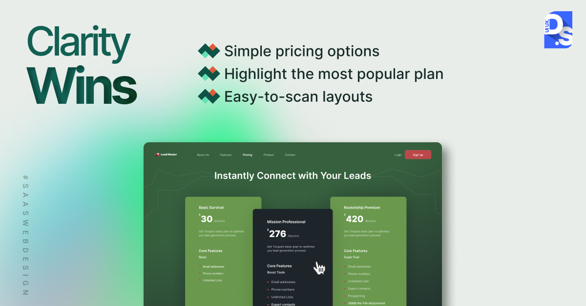 design__studio's tweet image. Subscriptions That Work: UX Secrets of High-Converting SaaS Pricing Pages
.
.
.
#SaaS #webdesign #uxdesign #uxuidesign #designstudiouiux