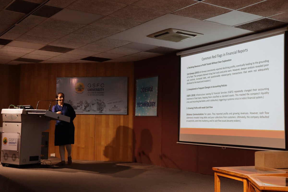 GSFCUniversity's tweet image. GSFC University hosted an Expert Session on Reading Balance Sheets, equipping students with real-world finance skills to analyze &amp;amp; make informed decisions. 💡

#GSFCUniversity #ExpertSession #FinanceForFuture #LearningBeyondClassrooms