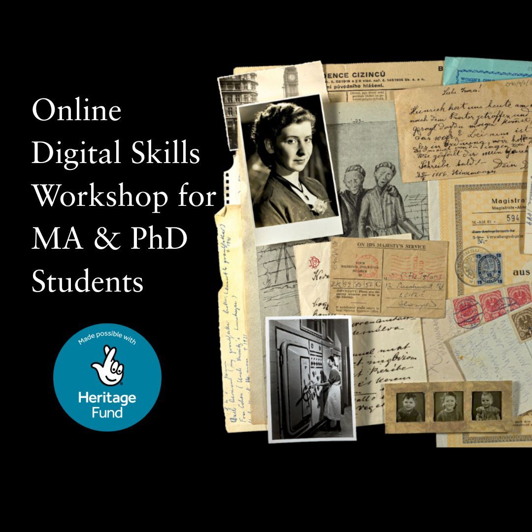 Are you an MA or PhD student working on 20th century European History or Holocaust studies? 

On 17 November 2025, the Wiener Holocaust Library are hosting an online digital skills workshop for MA and PhD Students

Find out more here: bit.ly/4naClvi