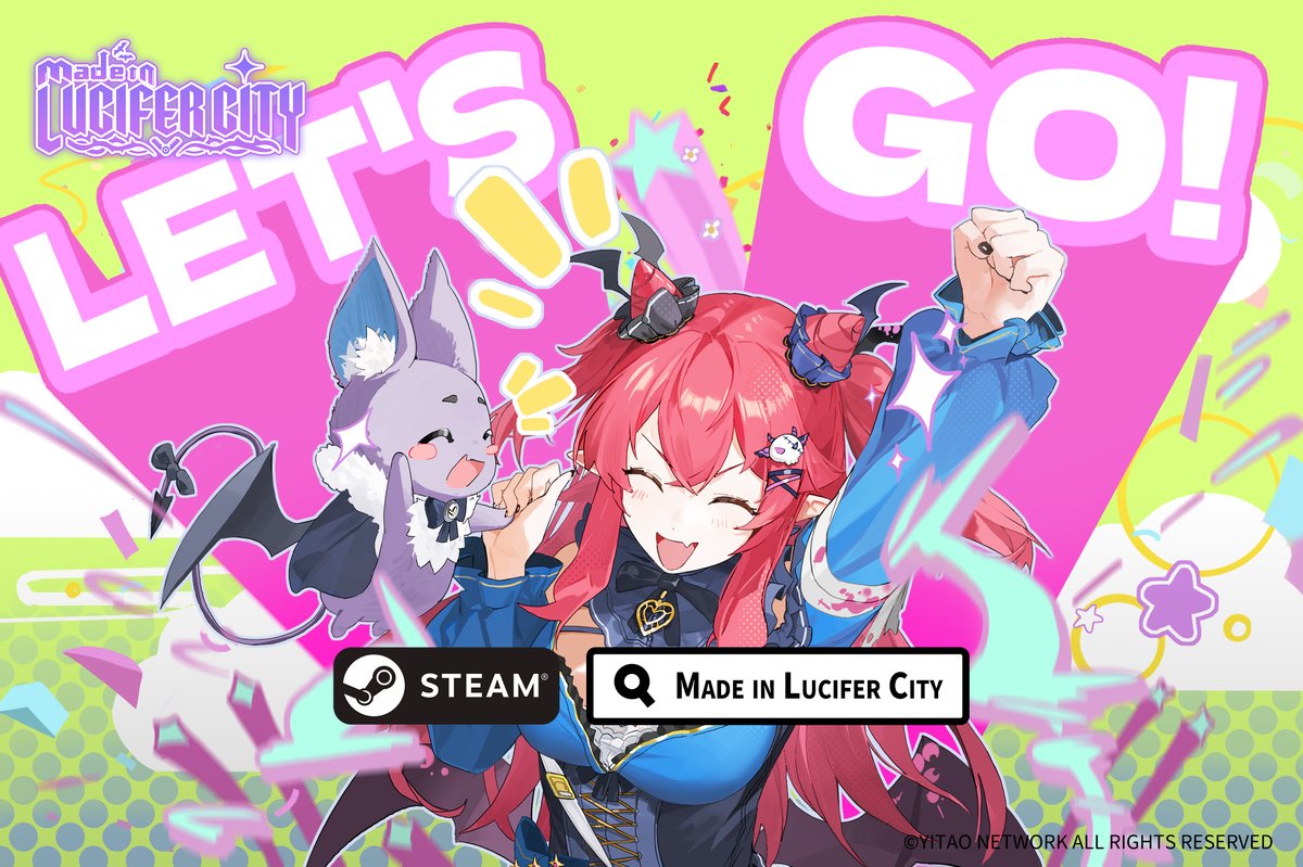 Lucifer_city's tweet photo. #indiegames 
世界各地の魔王様、こんにちは！
私たちの最初の作品が、ついに正式公開する時がやって来ました！
 ぜひウィッシュリストへの追加や公式アカウントのフォローもよろしくお願いいたします。
今後さらに多くの新情報を公開していく予定ですので、ぜひともご期待下さい！ https://t.co/uHcVDyU6Nu