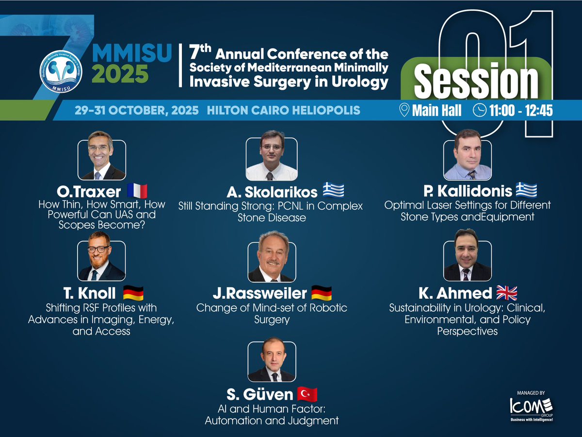 MMISU (@mmisu_meeting) on Twitter photo Pushing limits, shaping the future.
From smarter scopes to sustainable solutions, Keynote Lectures at ๐๐๐๐๐ ๐๐๐๐ sets the stage for tomorrowโs urology.
๐๐๐ข๐ง๐ค๐๐๐๐ง ๐๐๐ ๐: bit.ly/4og17Lp
๐๐
๐จ๐ซ ๐ฆ๐จ๐ซ๐ ๐ข๐ง๐๐จ ๐ฏ๐ข๐ฌ๐ข๐ญ ๐จ๐ฎ๐ซ ๐ฐ๐๐๐ฌ๐ข๐ญ๐: Pushing limits, shaping the future.
From smarter scopes to sustainable solutions, Keynote Lectures at ๐๐๐๐๐ ๐๐๐๐ sets the stage for tomorrowโs urology.
๐๐๐ข๐ง๐ค๐๐๐๐ง ๐๐๐ ๐: bit.ly/4og17Lp
๐๐
๐จ๐ซ ๐ฆ๐จ๐ซ๐ ๐ข๐ง๐๐จ ๐ฏ๐ข๐ฌ๐ข๐ญ ๐จ๐ฎ๐ซ ๐ฐ๐๐๐ฌ๐ข๐ญ๐: