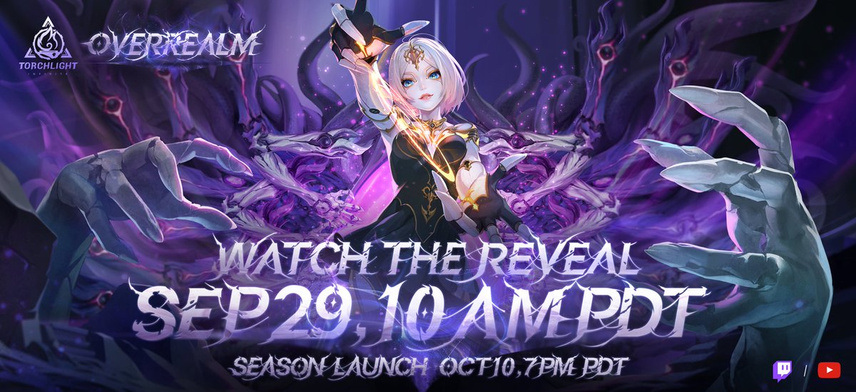 Key Dates:
Season Preview : September 29 10AM PDT
Season Launch : October 10, 7PM PDT