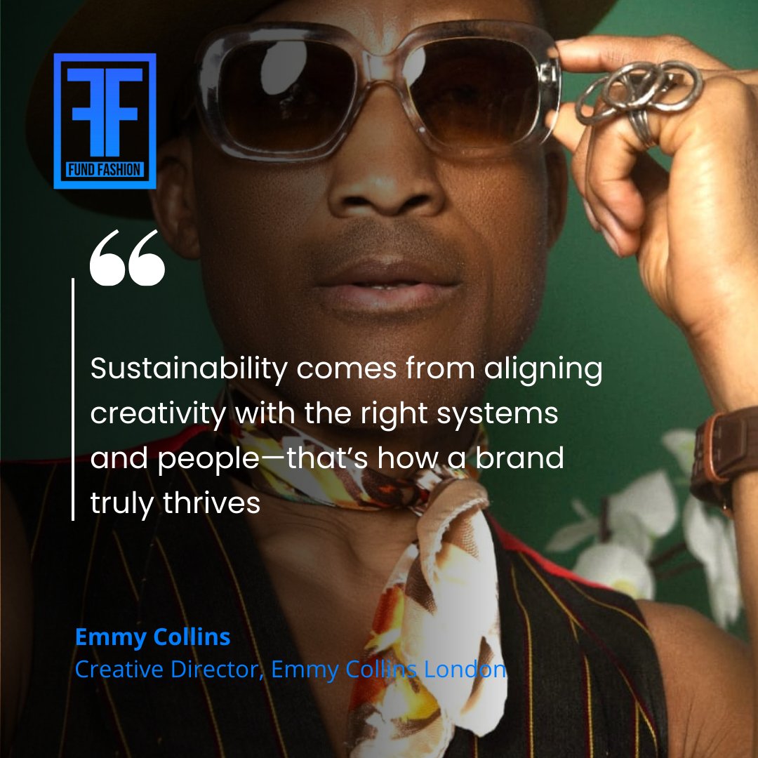 "Images may excite, but structure sustains… sustainability comes from aligning creativity with the right systems and people—that’s how a brand truly thrives." — <a href="/emmycollins/">Emmy Collins London</a>, Creative Director, #EmmyCollinsLondon

#fundfashion #fundfashionvc #fashion #creativeentrepreneur #tgif
