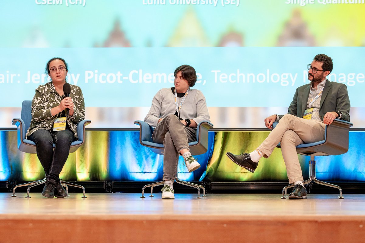 EOS_AM's tweet image. The podium discussion “HR Strategies for the Growing Photonics Industry” featured Lydia Sanmartí-Vila, Homa Zarebidaki, Anne-Lise Viotti, @MartinCaldarola &amp;amp; Reinhard Windemuth, chaired by Jérémy Picot-Clémente.

@ICFOnians
@CSEMInfo
@lunduniversity
@SingleQuantum
@EPIC_photonics