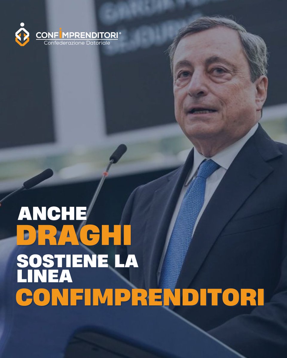 #draghi sostiene la linea #confimprenditori sul #greendeal: gli #obiettiviUE sull' #autoelettrica si basano su presupposti che non sono più validi. Non basta imporre date e divieti se non si costruisce prima il sistema che permetta la #transizione