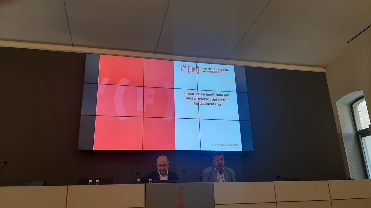🖥️<a href="/generalitat/">Generalitat</a> presenta en una jornada técnica dos herramientas clave de financiación e impulso a la inversión para la industria agroalimentaria de la CV
🪙Se trata de una línea de financiación bonificada a través del <a href="/GVAivf/">IVF</a> y las ayudas PEPAC 2025
🔗breu.gva.es/b/7AX