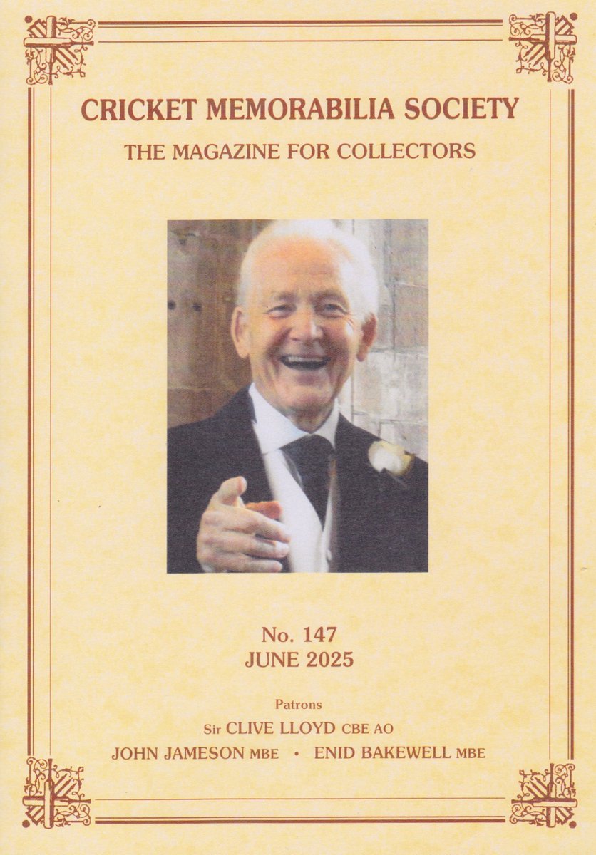 Cricket Memorabilia Society tweet media