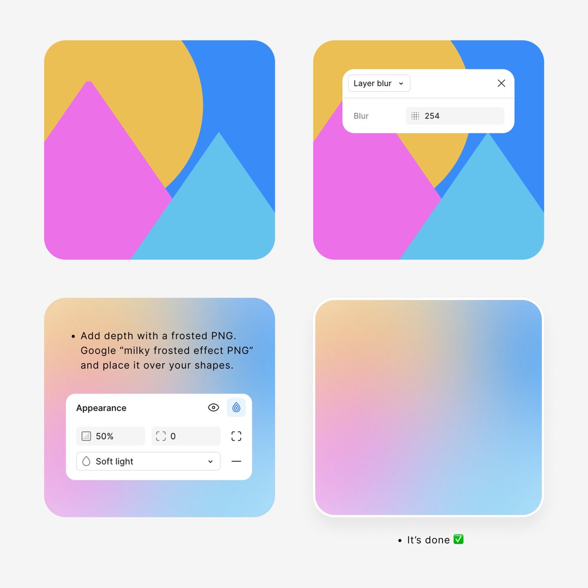 uiux_hamad's tweet photo. Here’s how to create stunning mesh gradients in a few seconds https://t.co/fCW0M1pQb4