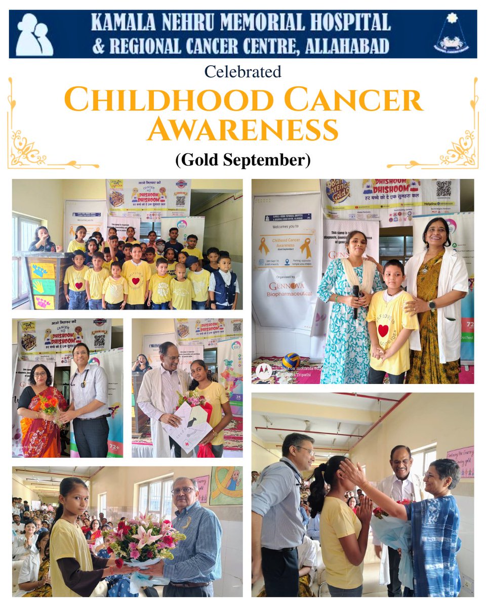KNMH1939's tweet photo. Gold September – Childhood Cancer Awareness
KNMH, observed Gold September with an inspiring program of hope, courage, and smiles. 
Survivors proved that “Cancer is Curable.”
Doctors shared valuable guidance.
#GoldSeptember #ChildhoodCancerAwareness #Hope #CancerSurvivors #KNMH https://t.co/d5ljHPzgno