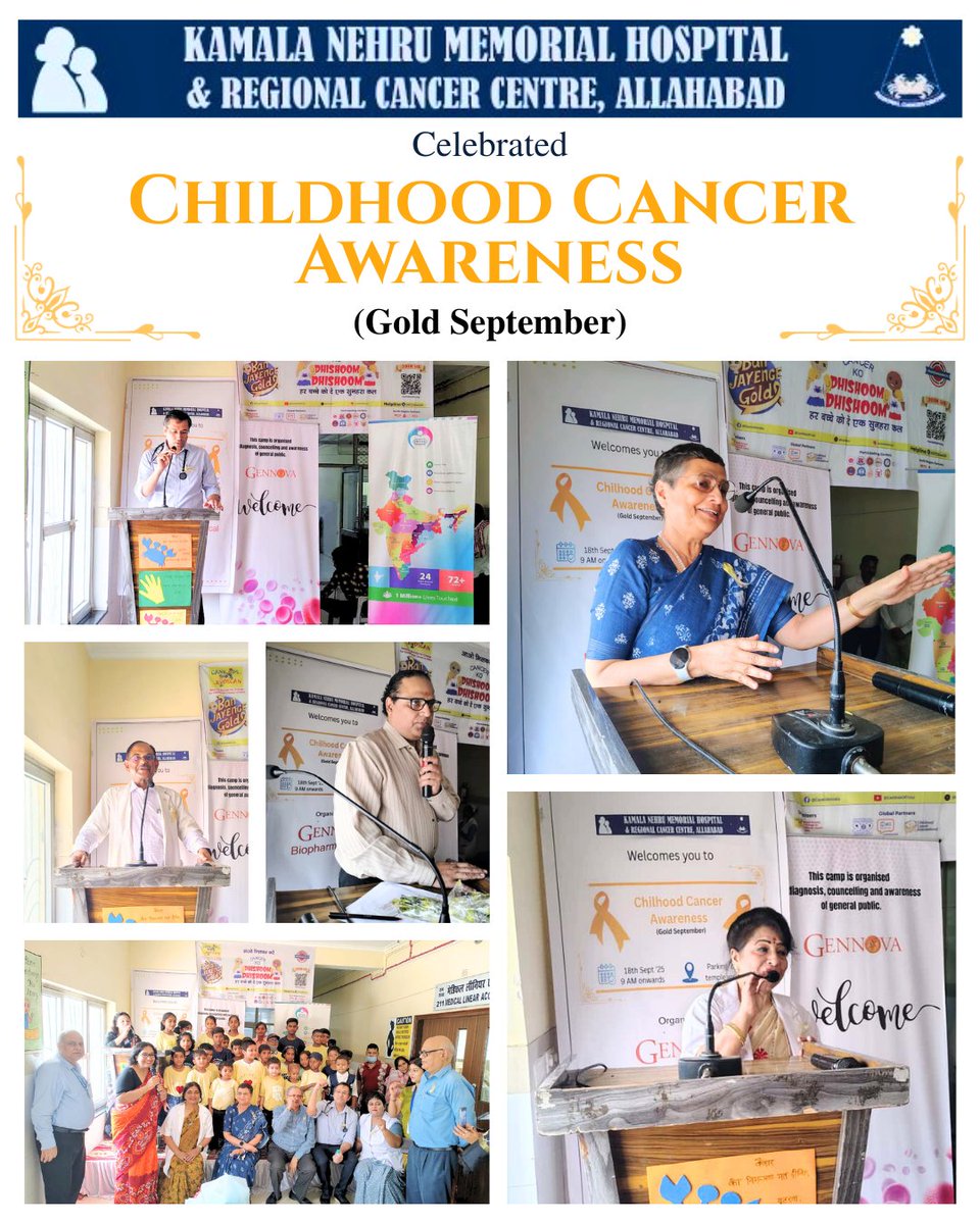 KNMH1939's tweet photo. Gold September – Childhood Cancer Awareness
KNMH, observed Gold September with an inspiring program of hope, courage, and smiles. 
Survivors proved that “Cancer is Curable.”
Doctors shared valuable guidance.
#GoldSeptember #ChildhoodCancerAwareness #Hope #CancerSurvivors #KNMH https://t.co/d5ljHPzgno