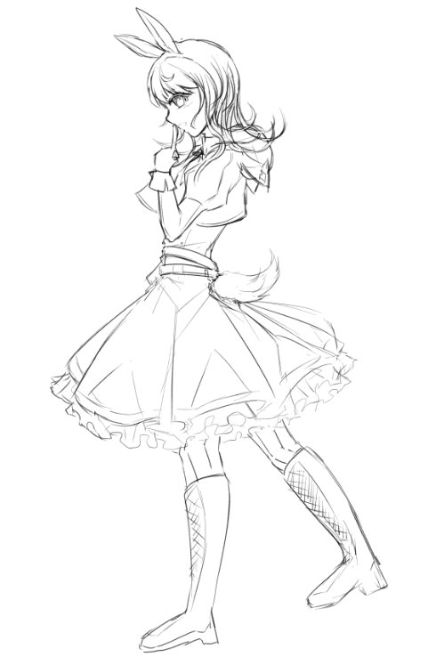 만약 묘지기한테 귀가 있다면...
꼬리도 있는걸까......?

#maimai_art