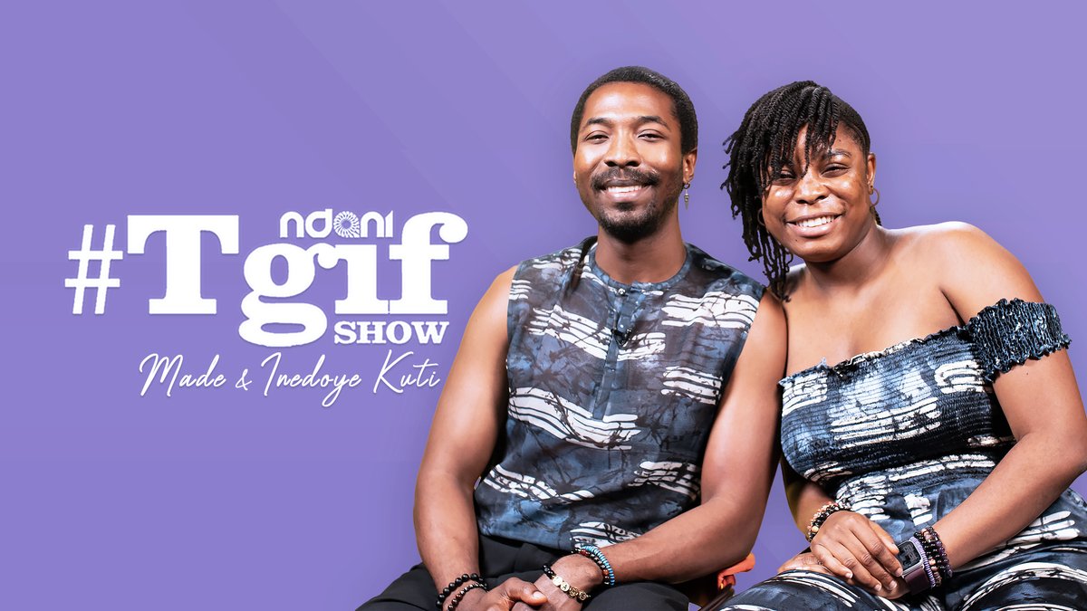 This week on the NdaniTGIFShow we have the amazing duo of <a href="/madeakuti/">Mádé Kuti</a> &amp; <a href="/nedokuti/">Inedoye Adanne Anikulapo-Kuti</a> and it's hilarious! 

Watch the episode on YouTube: youtu.be/64I_PN9CSrc