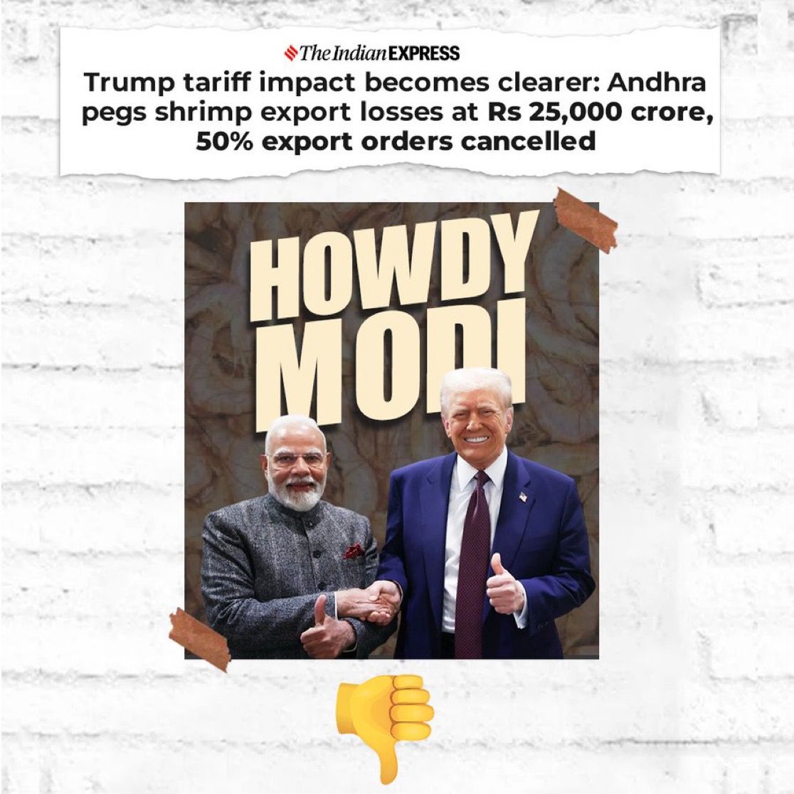 Howdy Modi 👎